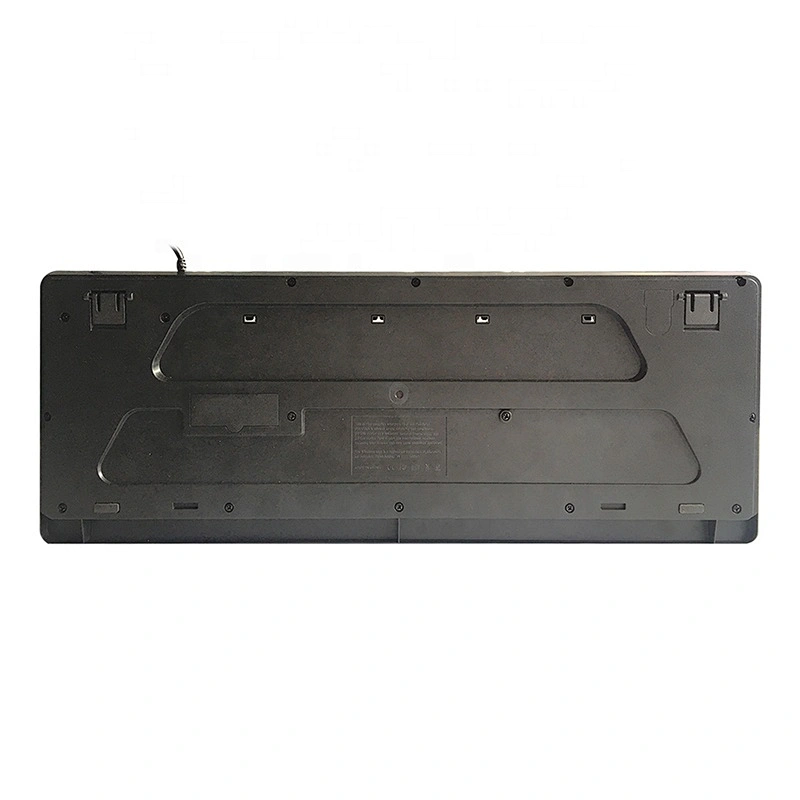 High quality ABS customized big computer office wired USB keyboard with palm rest K-111