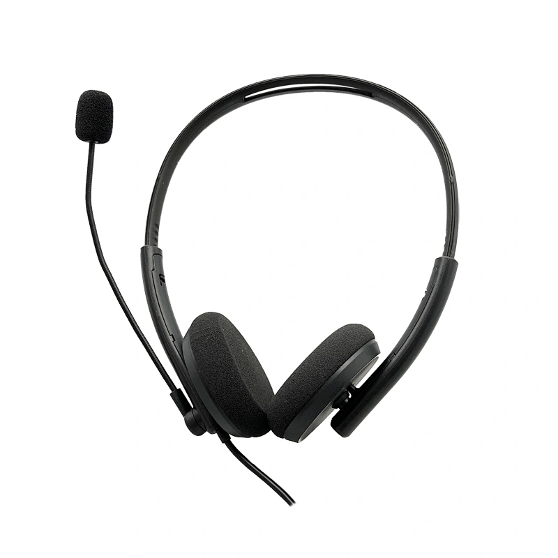OEM fashional  lightweight  noise cancelling earphone with mic usb headphone USB-886