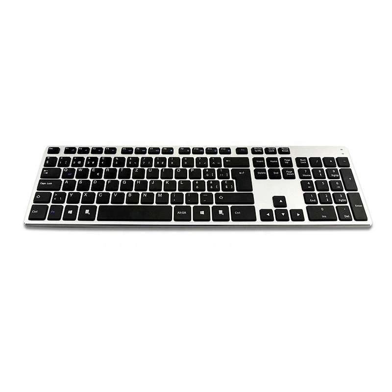 Full-Size Scissor keyboard with Metallic body rechargeable BT 5.0 Broadcom Chipset Keyboard IMB-035