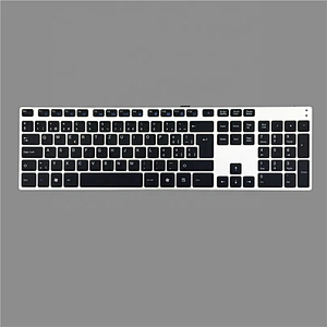 Full-Size Scissor keyboard with Metallic body rechargeable BT 5.0 Broadcom Chipset Keyboard IMB-035