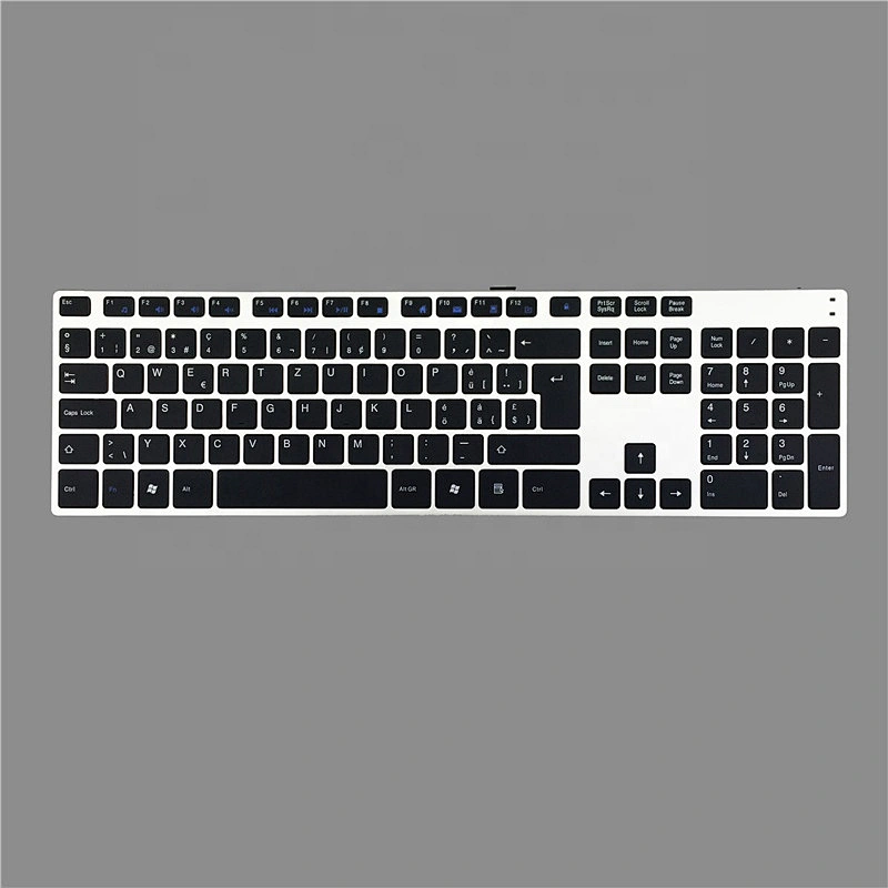 Full-Size Scissor keyboard with Metallic body rechargeable BT 5.0 Broadcom Chipset Keyboard IMB-035