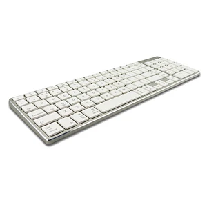 Hot selling universal Multi-Device Rechargeable Blue-tooth 5.0 scissor keyboard Aluminium alloy ultra slim wireless keyboard