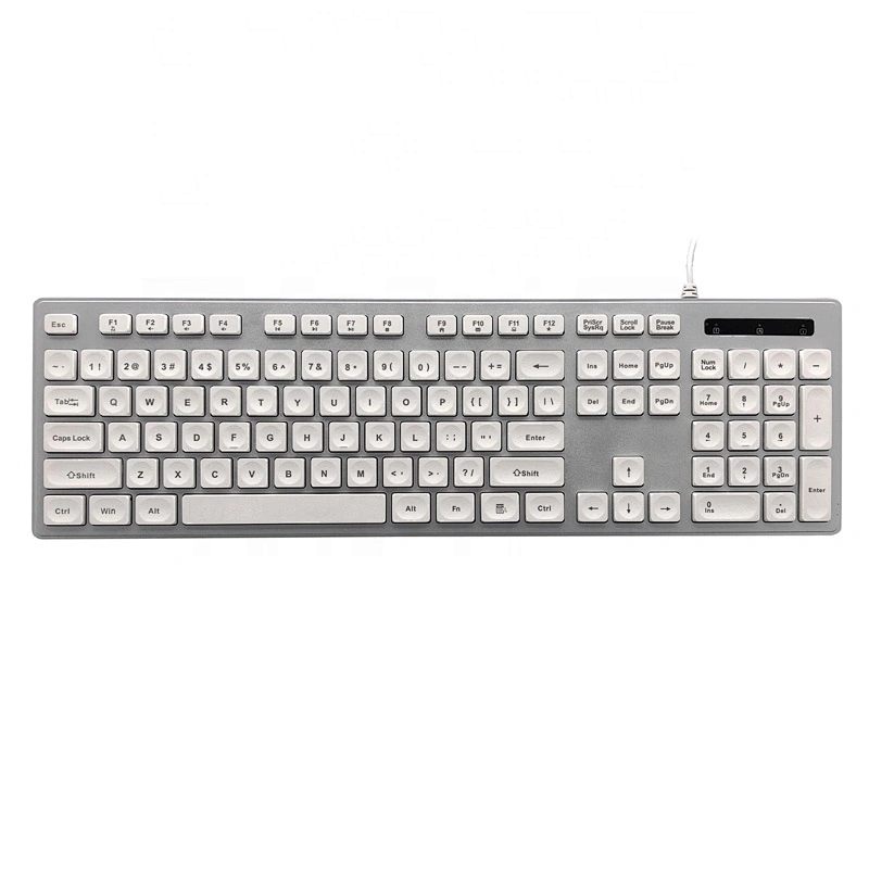 Chocolate fashion Key USB wired keyboard optical multimedia Laser office wired keyboard for desktop