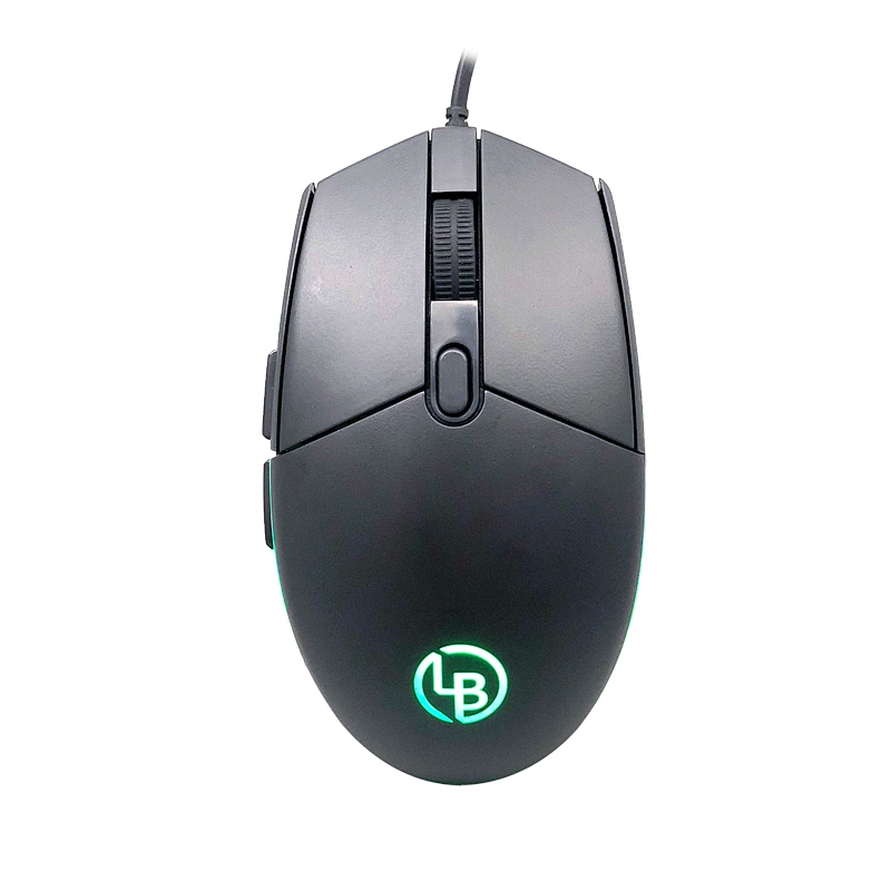 Hot selling gamer backlight mouse 6 buttons computer wired USB gaming LED Backlit mice for Windows PC GM-181