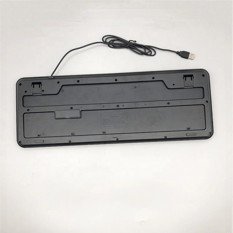 Big Standard classic waterproof 104/105 keys wired USB keyboard for desktop laptop office