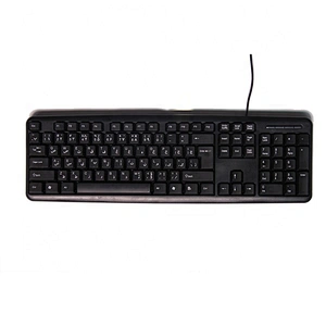 Computer Arabic Keyboard Wired Standard Basic USB 104 Keys Waterproof Black for Office Computer PC Laptop Mini OEM K-308
