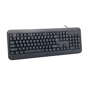 Big Standard classic waterproof 104/105 keys wired USB keyboard for desktop laptop office
