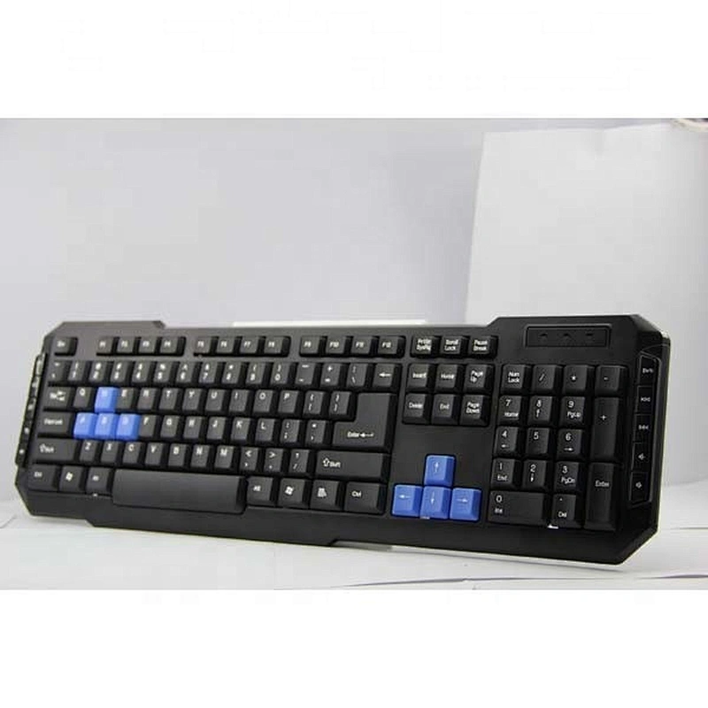 Professional USB Wired 3 Colors LED Light Multimedia Gaming Keyboard KBL-311