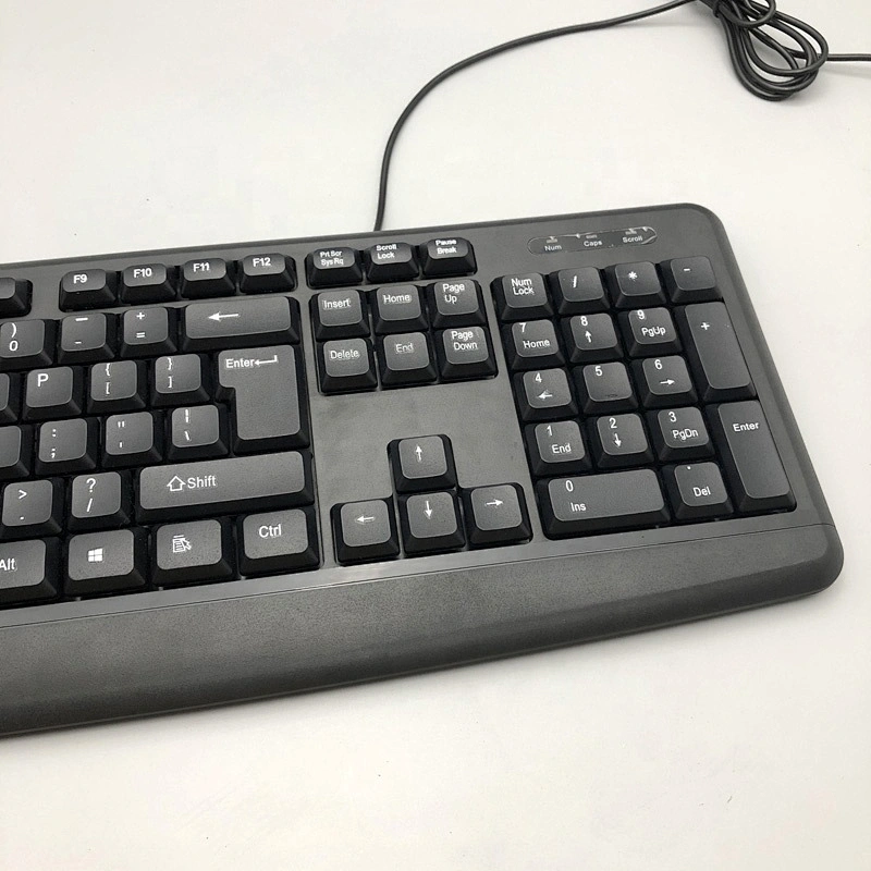 New arrival private design basic standard wired keyboard for office business studying PC computer