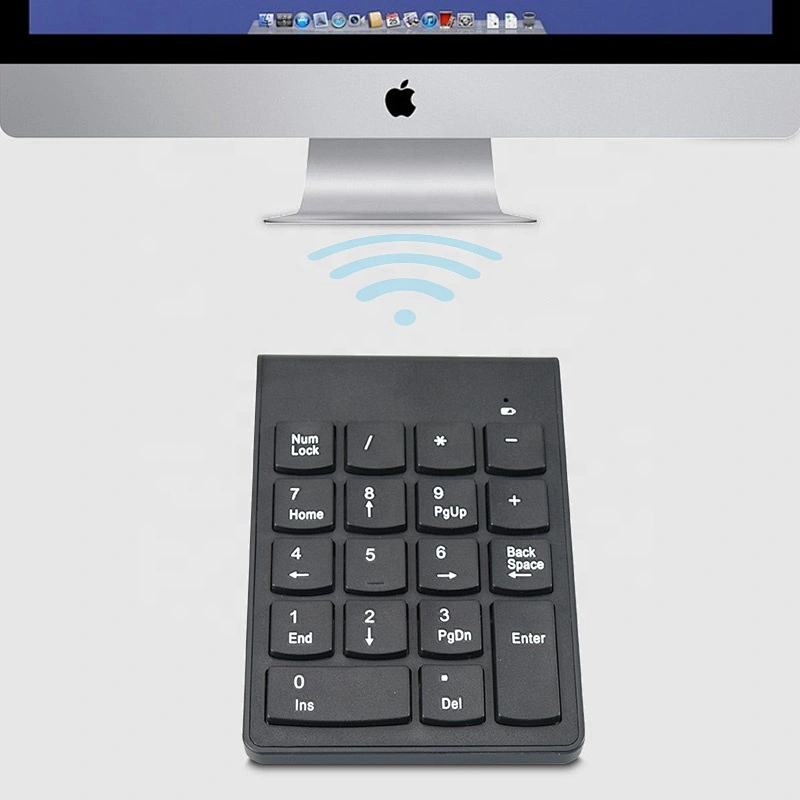 Super slim 2.4G wireless numeric keypad office numeric keyboard for business desktop