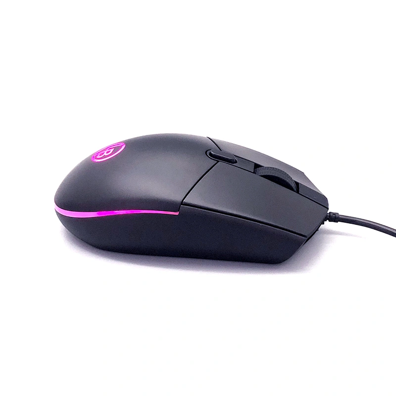 Hot selling gamer backlight mouse 6 buttons computer wired USB gaming LED Backlit mice for Windows PC GM-181