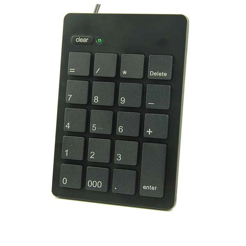 Factory customized 21 key financial special digital keyboard wired usb number mini keypad numeric keyboards