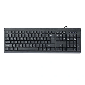 Hot selling big size 104/105 keys standard wired USB computer business Keyboards Spanish teclado for PC Laptop desktop