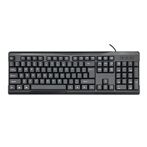 Big Ergonomic full size computer home office customized US French IT Spanish layout wired USB keyboard with number pad
