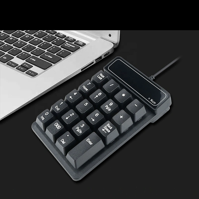 New hot selling mini numeric keyboard Ergonomic standard Waterproof numeric keyboard for office desktop laptop