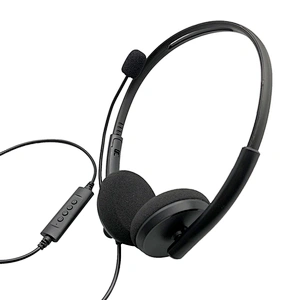 OEM fashional  lightweight  noise cancelling earphone with mic usb headphone USB-886