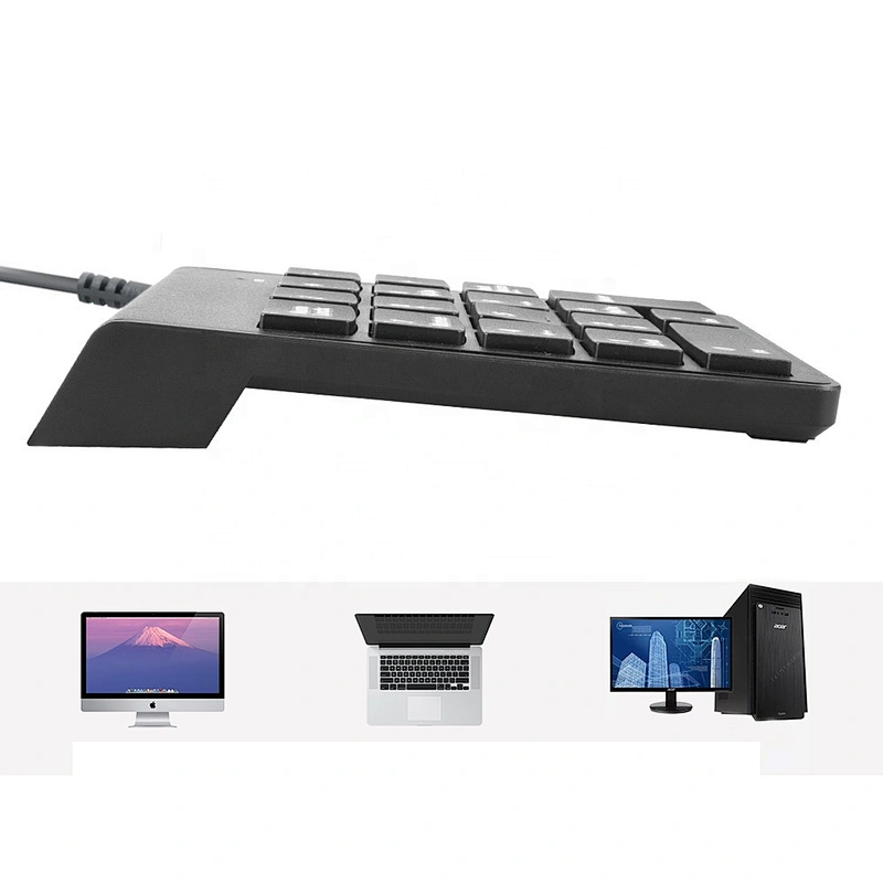 Super slim wired numeric keypad office numeric keyboard for business ...