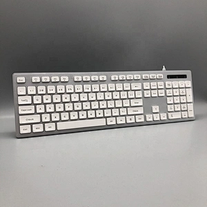 Chocolate fashion Key USB wired keyboard optical multimedia Laser office wired keyboard for desktop