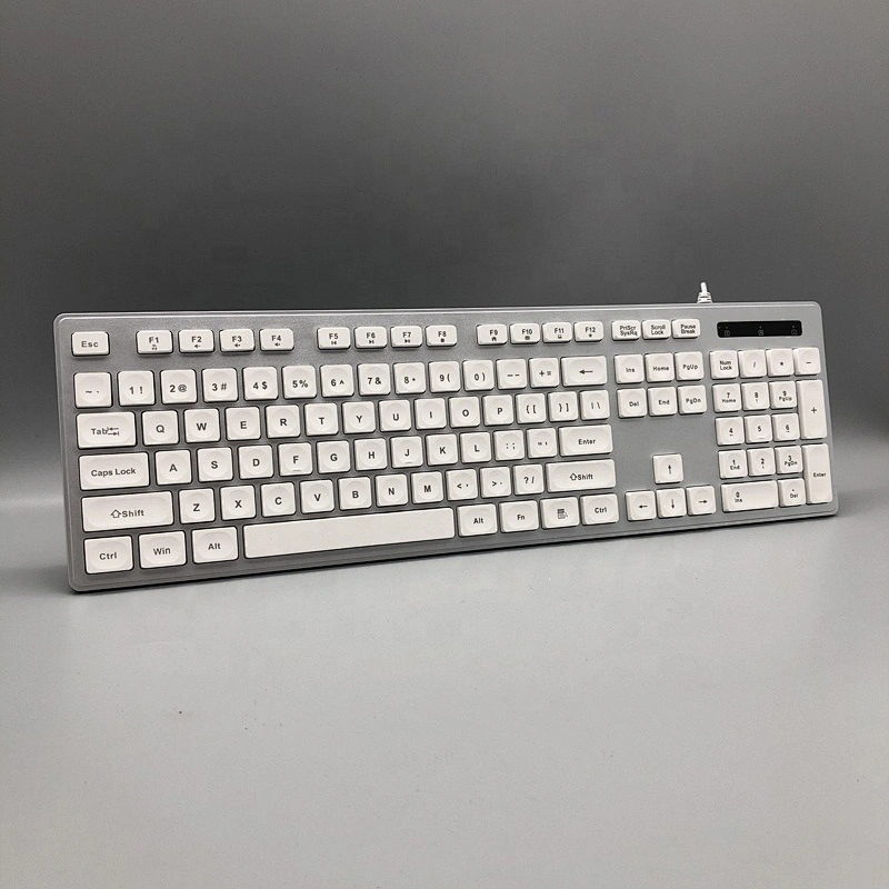 Chocolate fashion Key USB wired keyboard optical multimedia Laser office wired keyboard for desktop