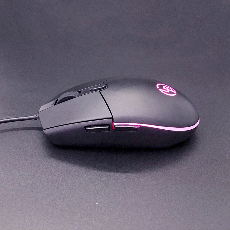 Hot selling gamer backlight mouse 6 buttons computer wired USB gaming LED Backlit mice for Windows PC GM-181