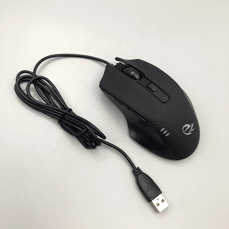 6 button USB gaming optical 3600 dpi led glowing big new latest PC computer mouse GM-015F