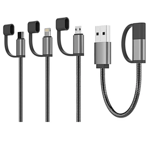 Standard USB Data Cable Series USB A-Micro/USB A-Type C/USB A-Lightning KT-022