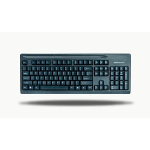 Cheap OEM 104 keys office wired Wireless Keyboard with Holder Bracket for PC Phone Tablet KB-3192