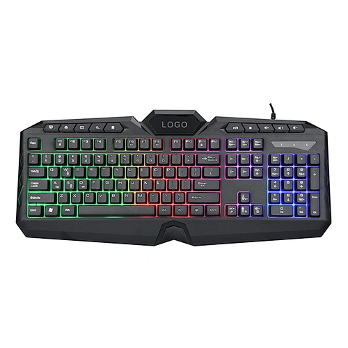 USB gaming keyboard with LED backlight 104 Keys Office PC Keyboard for gamer KBL-201