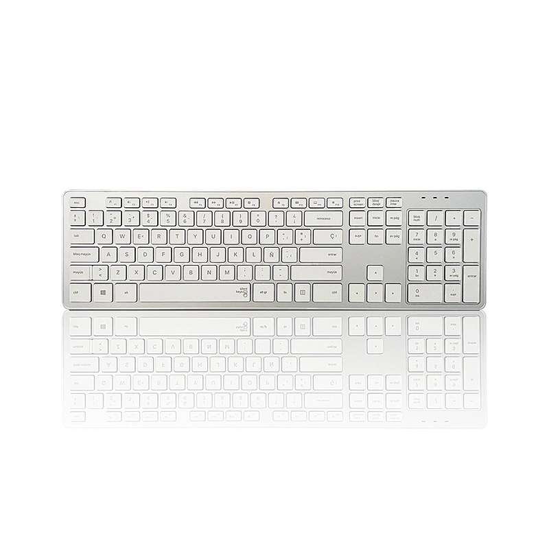 Single hot selling Fashion 2.4G wireless keyboard with New design keys