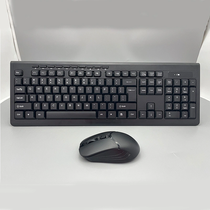 New Private design 2.4G wireless classic multimedia keyboard mouse Combo