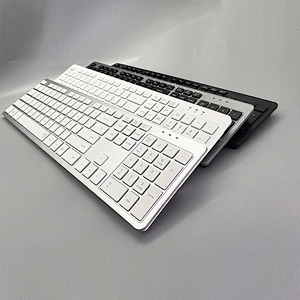 Single hot selling Fashion 2.4G wireless keyboard with New design keys