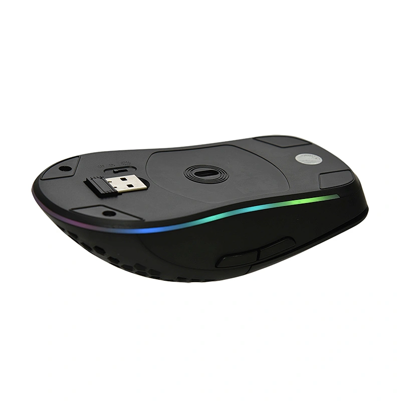 Dual-mode 2.4G wireless & Bluetooth 5.1 Rechargeable gaming optical mouse, New super Comfortable Ergonomic Mouse