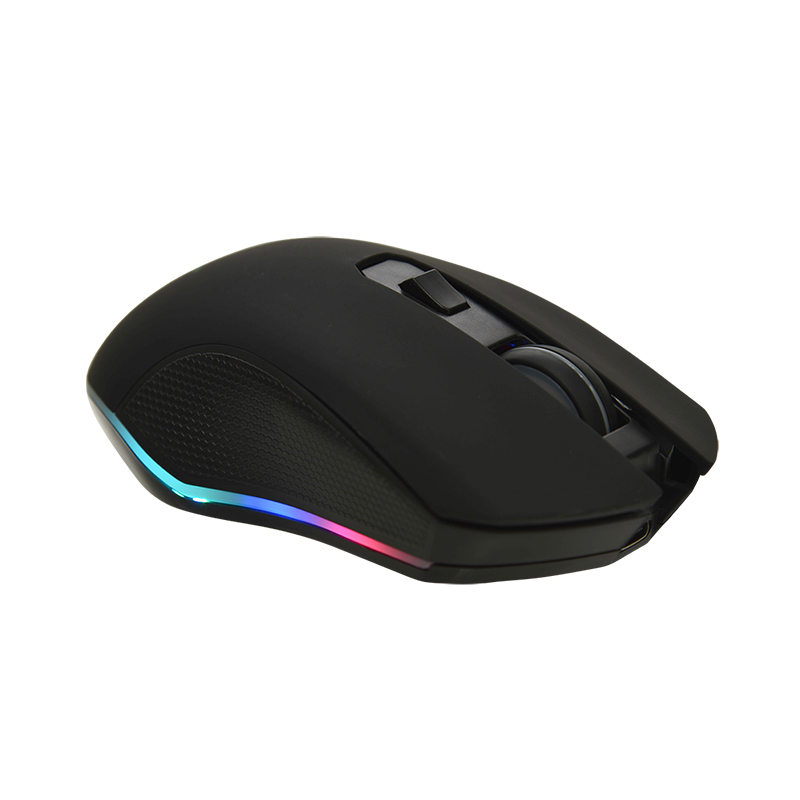 Dual mode 2.4G wireless & Bluetooth3.0 & Bluetooth 5.2 Rechargeable Type-C gaming optical mouse, super Comfortable Ergonomic Mouse.