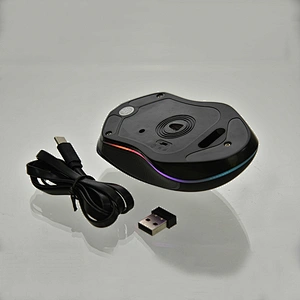 Dual mode 2.4G wireless & Bluetooth3.0 & Bluetooth 5.2 Rechargeable Type-C gaming optical mouse, super Comfortable Ergonomic Mouse.