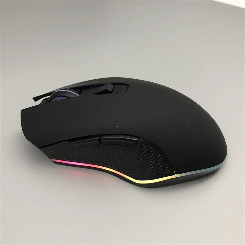 Dual mode 2.4G wireless & Bluetooth3.0 & Bluetooth 5.2 Rechargeable Type-C gaming optical mouse, super Comfortable Ergonomic Mouse.