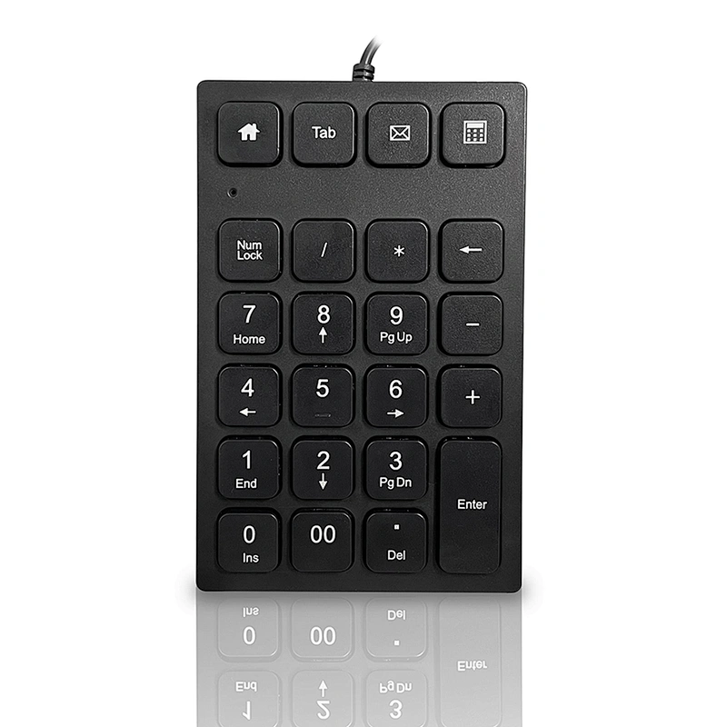 Numeric  financial special digital silicone wired usb number mini keypad keyboard KN-001D