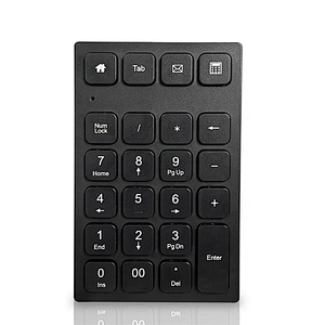 Numeric financial special digital silicone  mini wireless keyboard KNW-001D