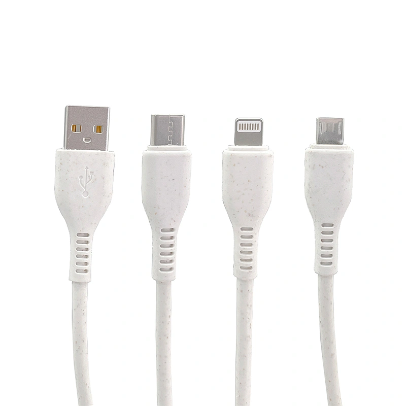 Degradable hot selling charging cable durable cable data transfer cable for iphone Type-c