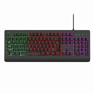 high quality USB gaming  with mixture 3 color led light 104/105 keys keyboard for PC gamer