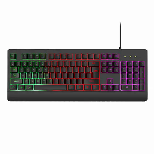 high quality USB gaming  with mixture 3 color led light 104/105 keys keyboard for PC gamer
