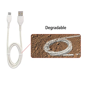 Degradable hot selling charging cable durable cable data transfer cable for iphone Type-c