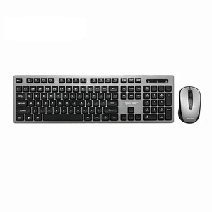 High quality computer keyboard mouse Ergonomic 2.4GHz Wireless Keyboard and Mouse Combo for PC KMSW-112