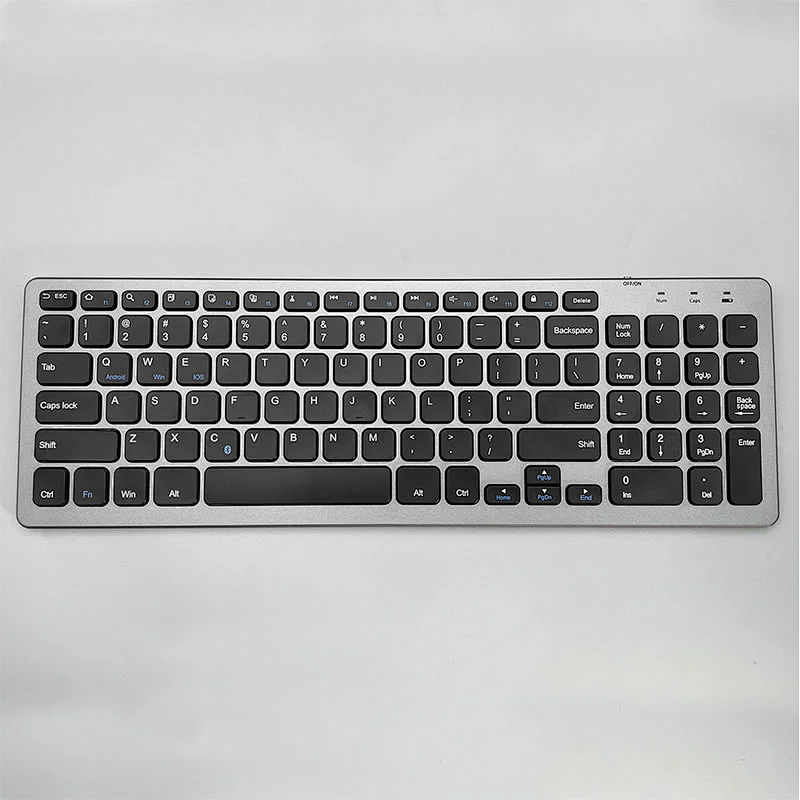 2022 Wireless slim mini Portable Rechargeable dual mode BT Wireless Scissor multimedia office Keyboard BT-158