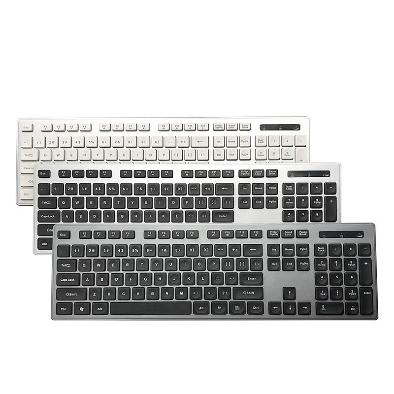 New Fashion private 2.4G wireless Chocolate Silence Keys with Flat drop water design Multimedia keyboard KW-112