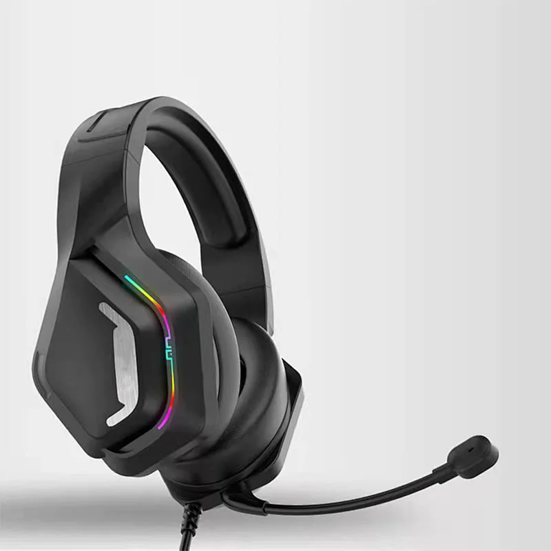 Private design gaming headset RGB lighting for professional gamer X60A with  Microphone