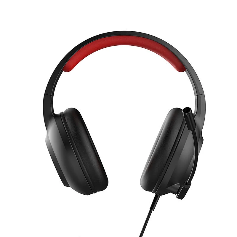 Wired USB comfortable pu material Gaming headphone X50A with LED Light and Microphone