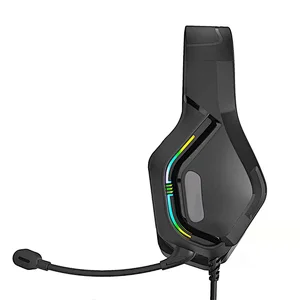 Private design gaming headset RGB lighting for professional gamer X60A with  Microphone