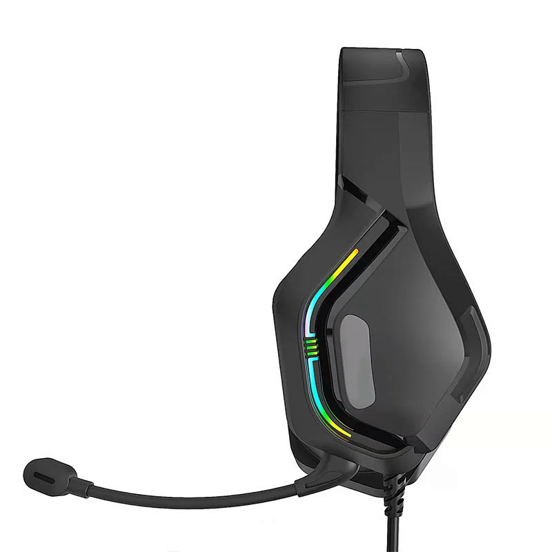 Private design gaming headset RGB lighting for professional gamer X60A with  Microphone