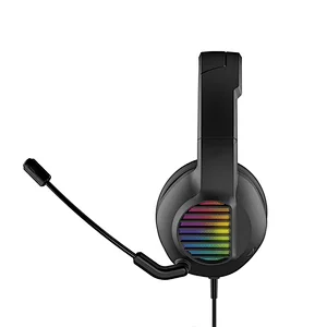 Wired USB comfortable pu material Gaming headphone X50A with LED Light and Microphone