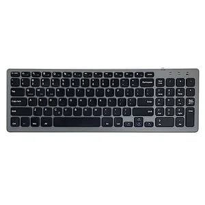 2022 Wireless slim mini Portable Rechargeable dual mode BT Wireless Scissor multimedia office Keyboard BT-158
